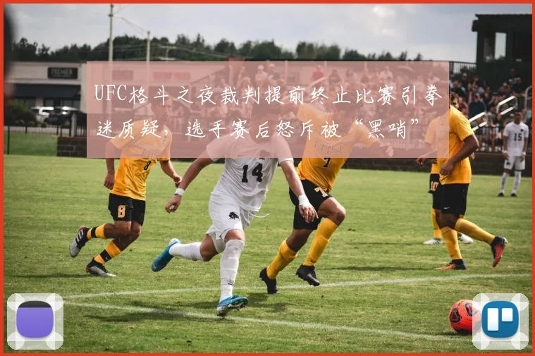 UFC格斗之夜裁判提前终止比赛引拳迷质疑，选手赛后怒斥被“黑哨”终结